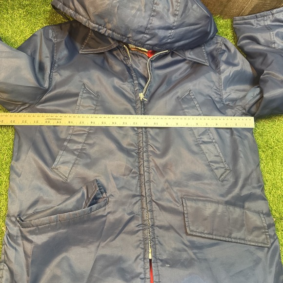 Vintage Golden Fleece‎ Jacket Men's 40 Navy Red Lined Yukon Cloth USA Made - Picture 3 of 6